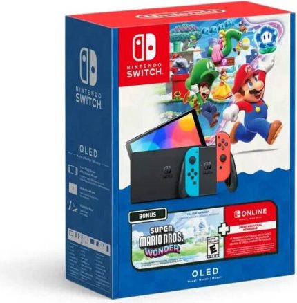 Nintendo Switch OLED Model with Super Mario Bros