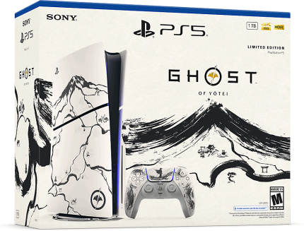 Sony 5 Console Ghost of Yotei Black Limited Edition Bundle